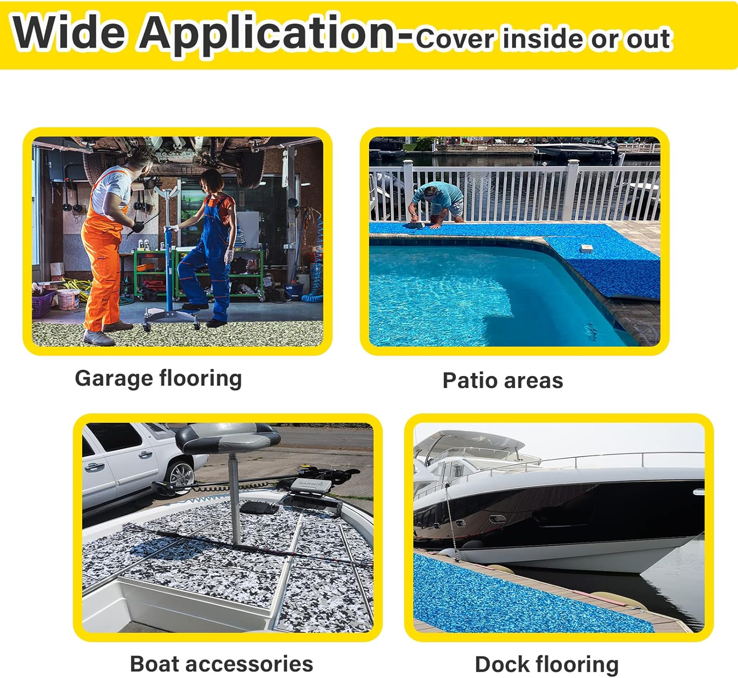 Boat Flooring Eva Foam Boat Decking Camo Marine Flooring For Boat Foam Decking Sheet 94x45/35/23 Self-adhesive Waterproof Non-slip Boat Flooring Deck for Jon Fishing Rubber Boat Pontoon By PAIDU