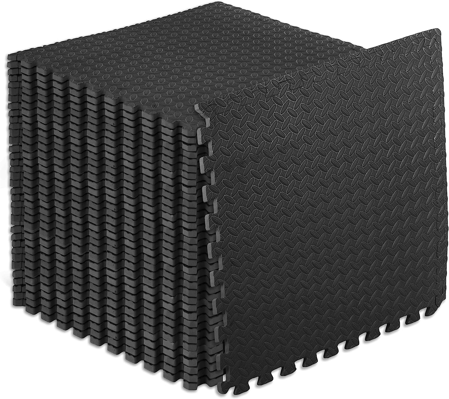 بساط تمرين ألغاز ½ بوصة بلاط أرضيات من الفوم المتشابك من إيفا لسجادة صالة الألعاب الرياضية المنزلية لمعدات التمرينات المنزلية، حشوة أرضية للأطفال متوفرة في عبوات من 24 قدمًا مربعًا و48 قدمًا مربعًا و144 قدمًا مربعًا من PAIDU