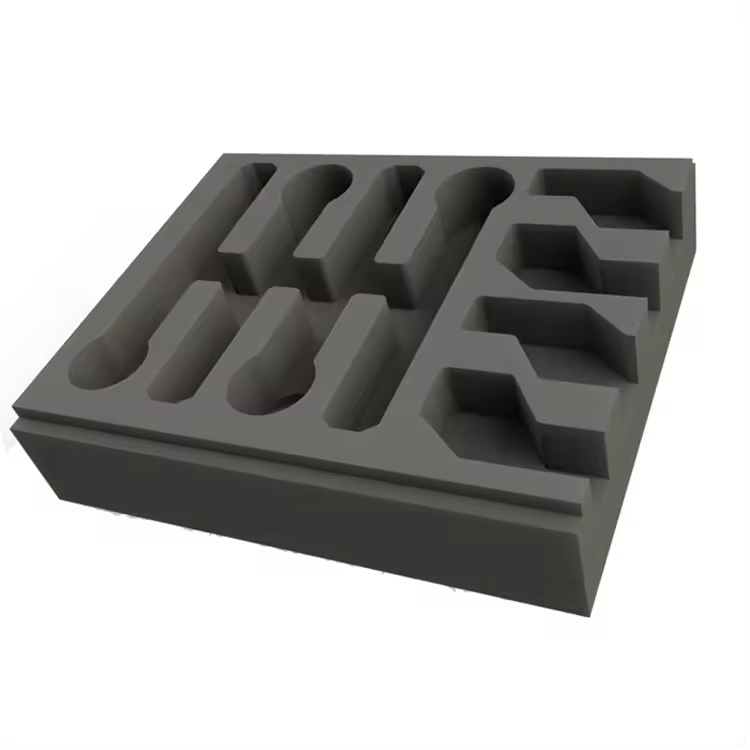 Paidu Factory Custom Different shape Soft Sponge eva Foam Insert CNC Die Cutting EVA Sponge Foam Tray Protective tooling Packaging Box