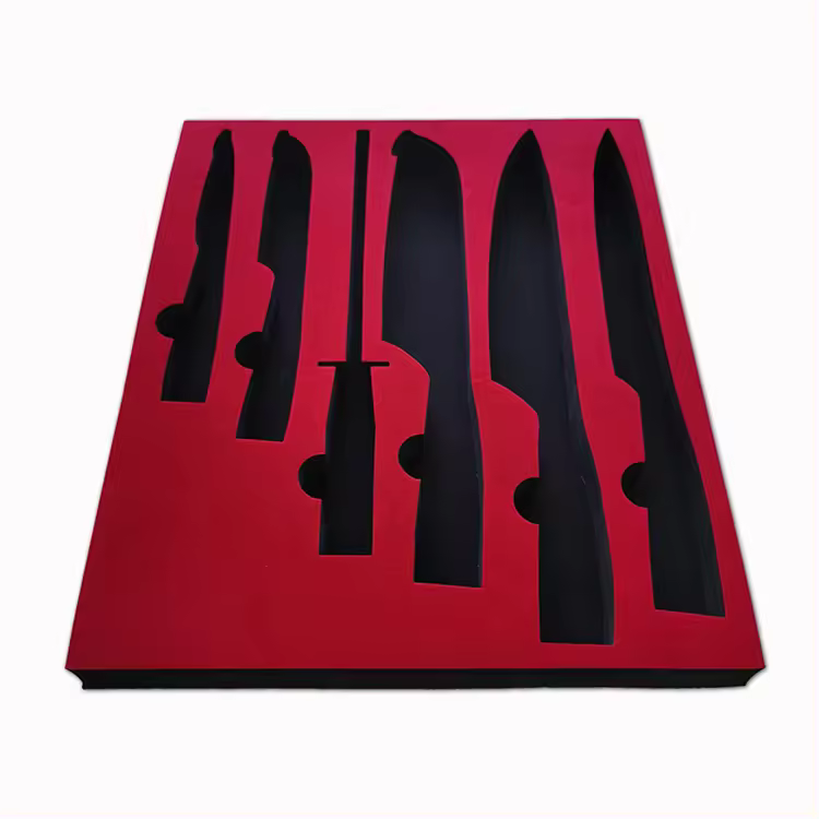 Paidu Factory custom ECO-friendly EVA foam insert jewellery box hardware protective box package with foam material insert tray